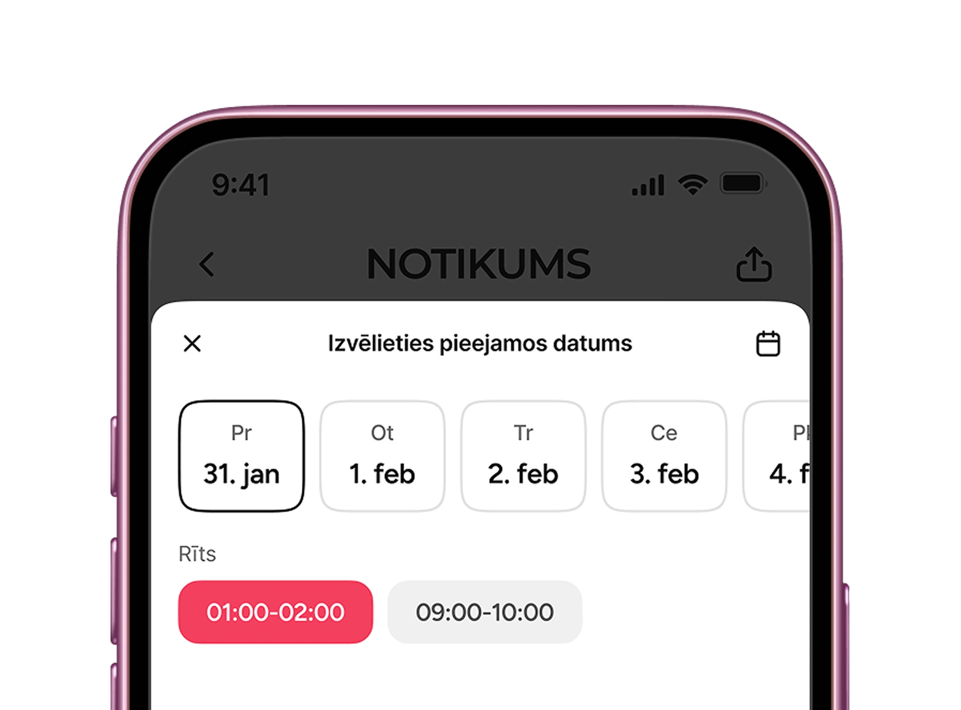 Rezervācija un apmaksa