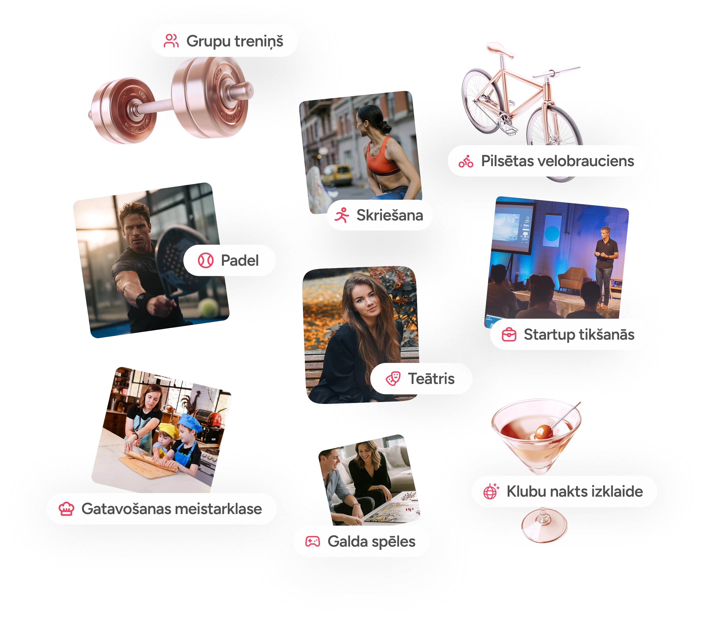 Pakalpojumi un aktivitātes vienuviet